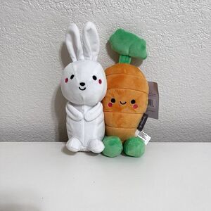 Hallmark Better Together Bunny and Carrot Magnetic Plush Pair Set w/ TAGS